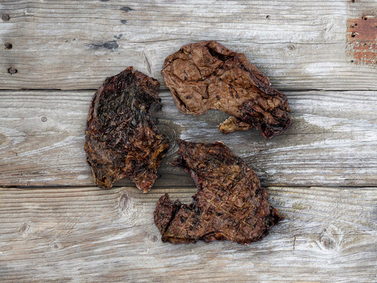 air-dried beef lung natural dog treats