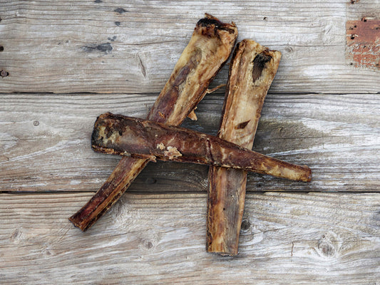 Dried beef ribs for dogs naturally air-dried treats