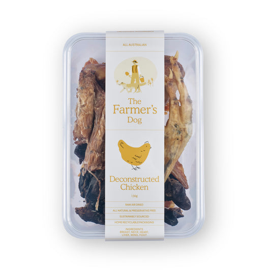 Air-dried mixed Australian chicken pieces for dog treats
