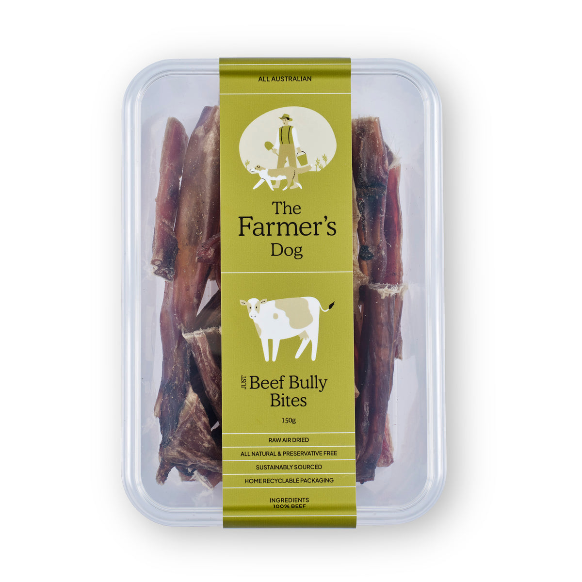 Bull chew bully bites long lasting Australian dog treats