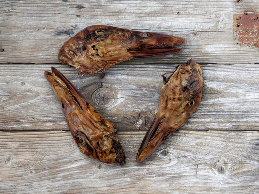 Dried duck heads Australian air-dried treats