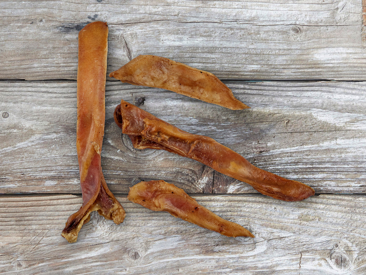 Pig ear strips natural Australian treats for small dogs