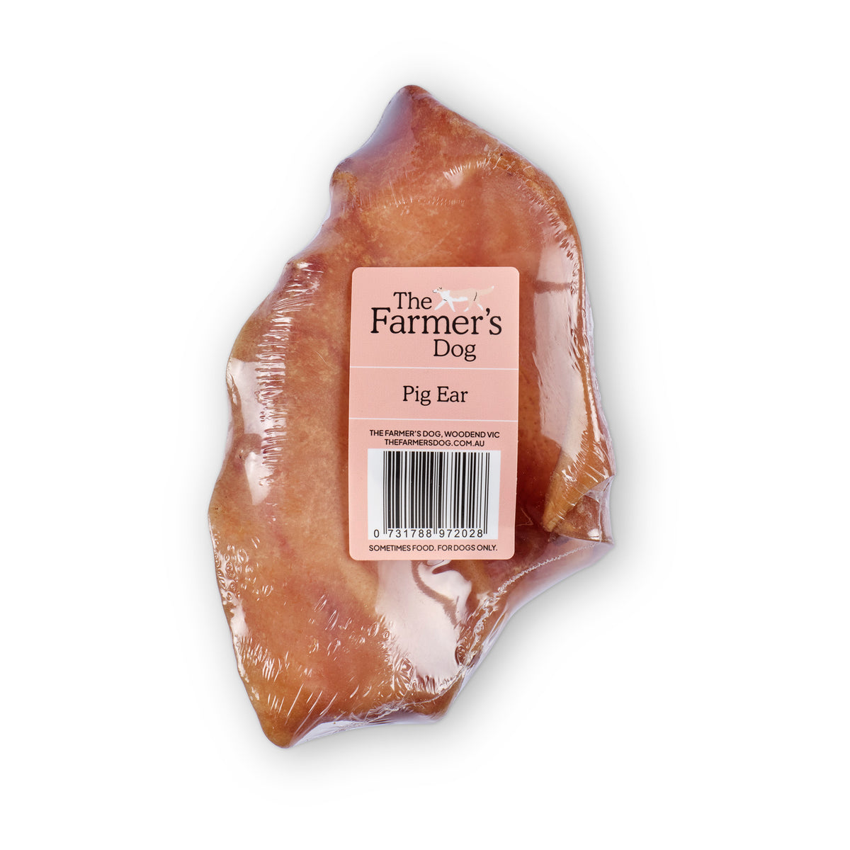Australian dried pigs ear natural dog treat