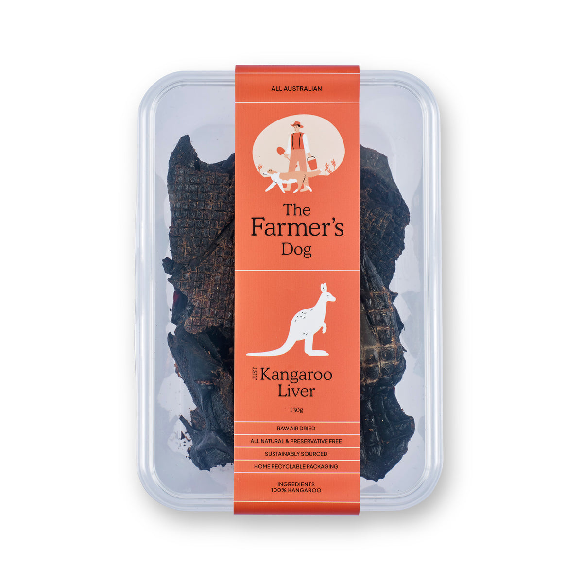 Kangaroo liver Australian air-dried dog treats